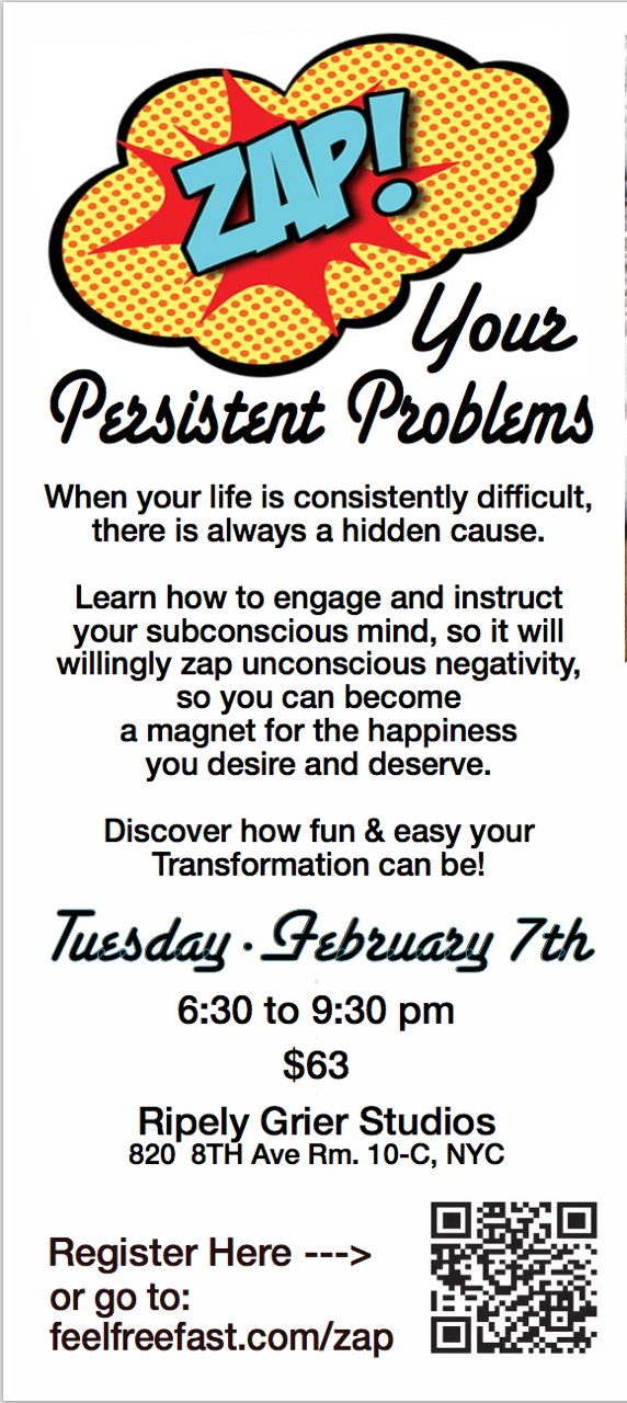Zap your Persistent Problems Workshop